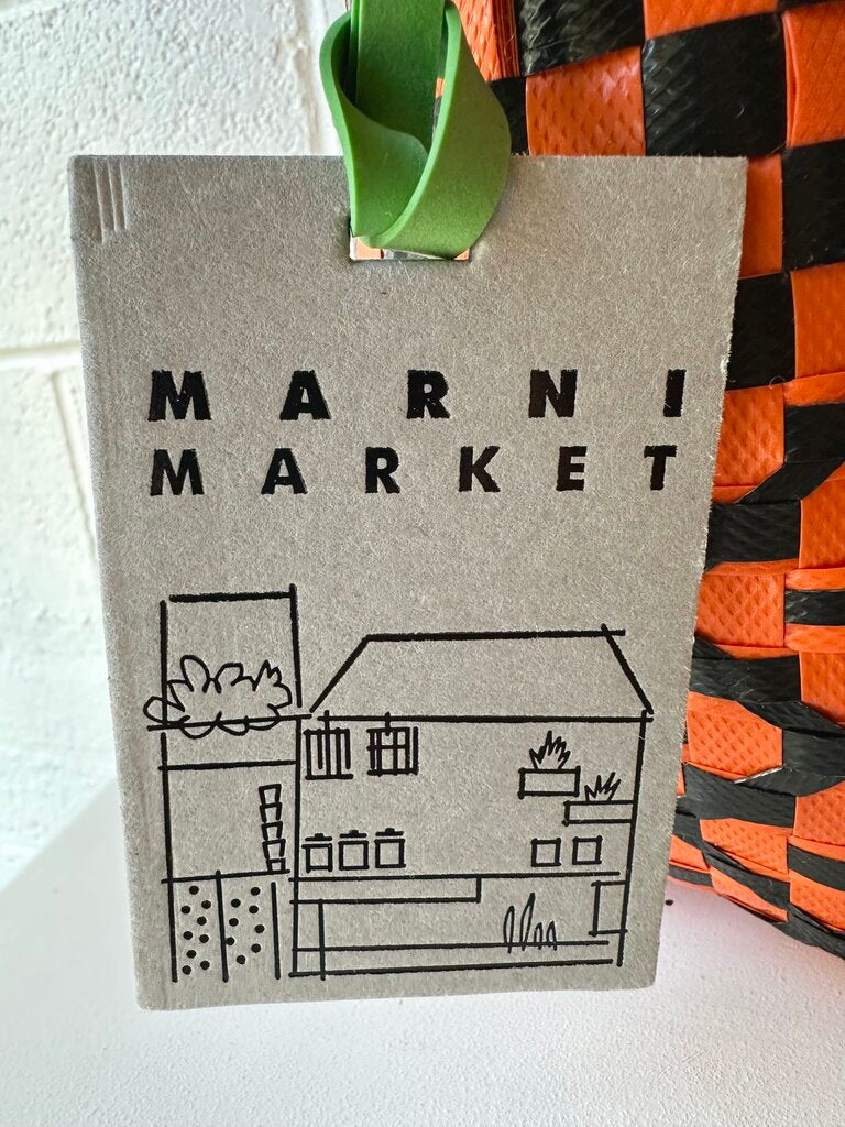 NEW Marni woven market tote bag