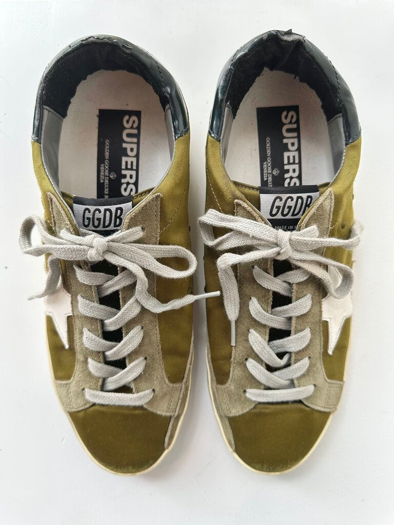 Golden Goose 'Super-Star' Satin Sneakers