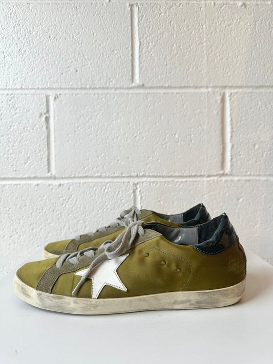 Golden Goose 'Super-Star' Satin Sneakers