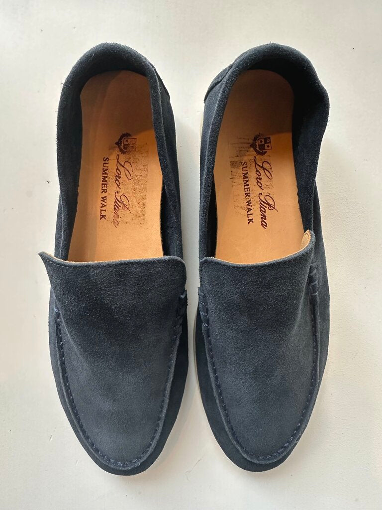 Loro Piana 'Summer Walk' Suede Loafers
