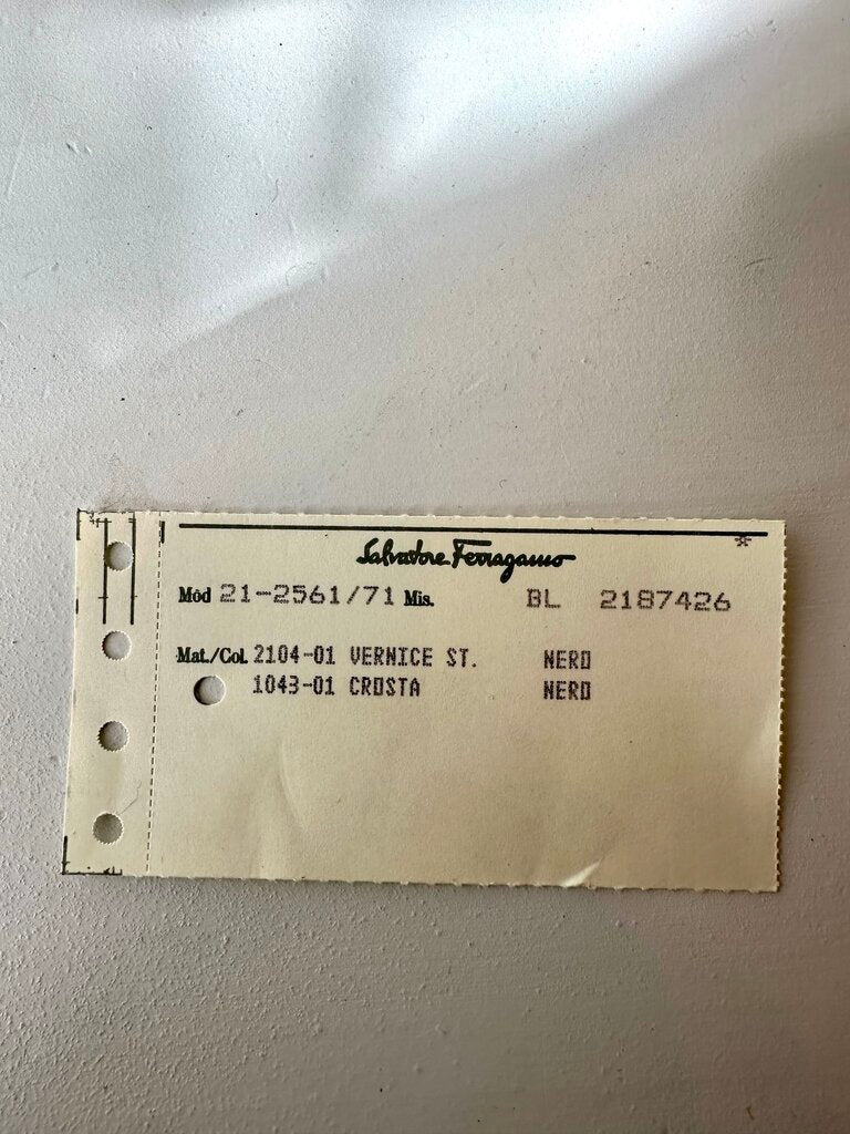 Salvatore Ferragamo Leather Chain Bag (AS FOUND)