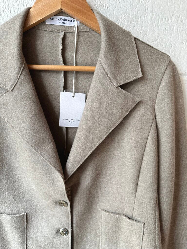 NEW Amina Rubinacci Wool / Cashmere Knit Jacket