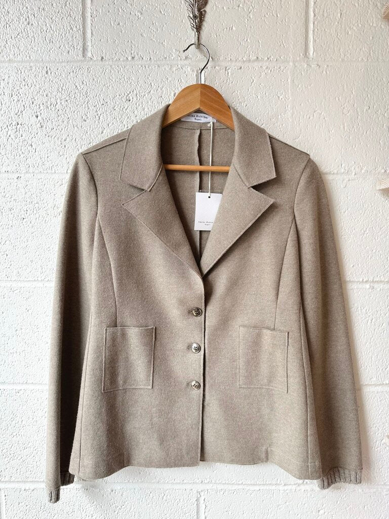 NEW Amina Rubinacci Wool / Cashmere Knit Jacket