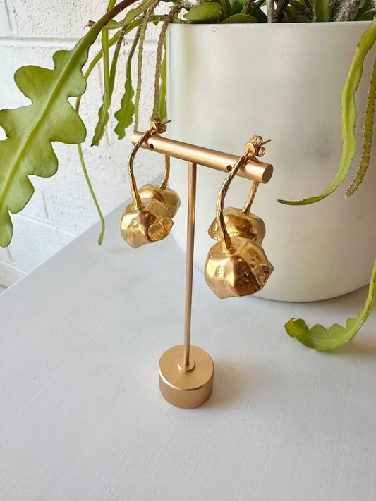 Cezeras 'El Fruto Collection' 18k Gold Plated Earrings