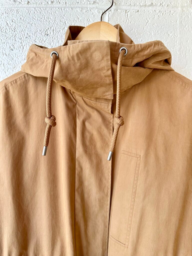 COS Cotton Blend Colorblock Hooded Jacket (AS IS)