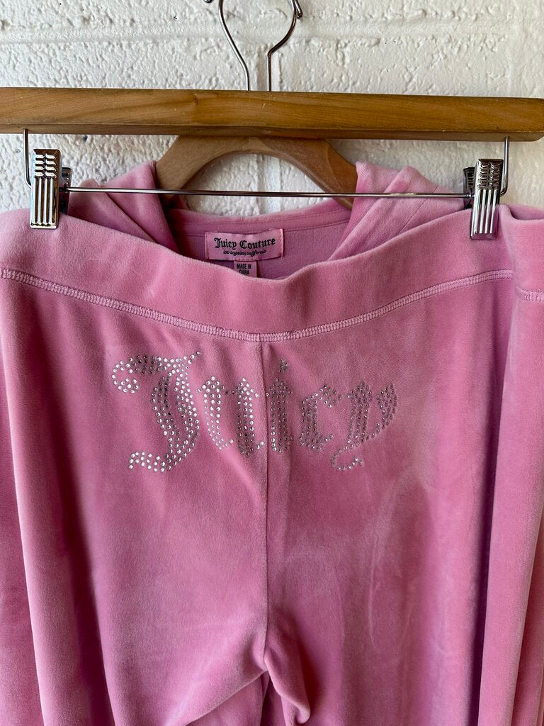 Juicy Couture Rhinestone Velour Tracksuit SET
