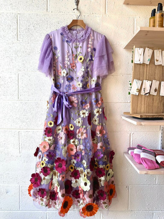 Jessakae NEW 'Jubilee' Embroidered Flower Tulle Dress