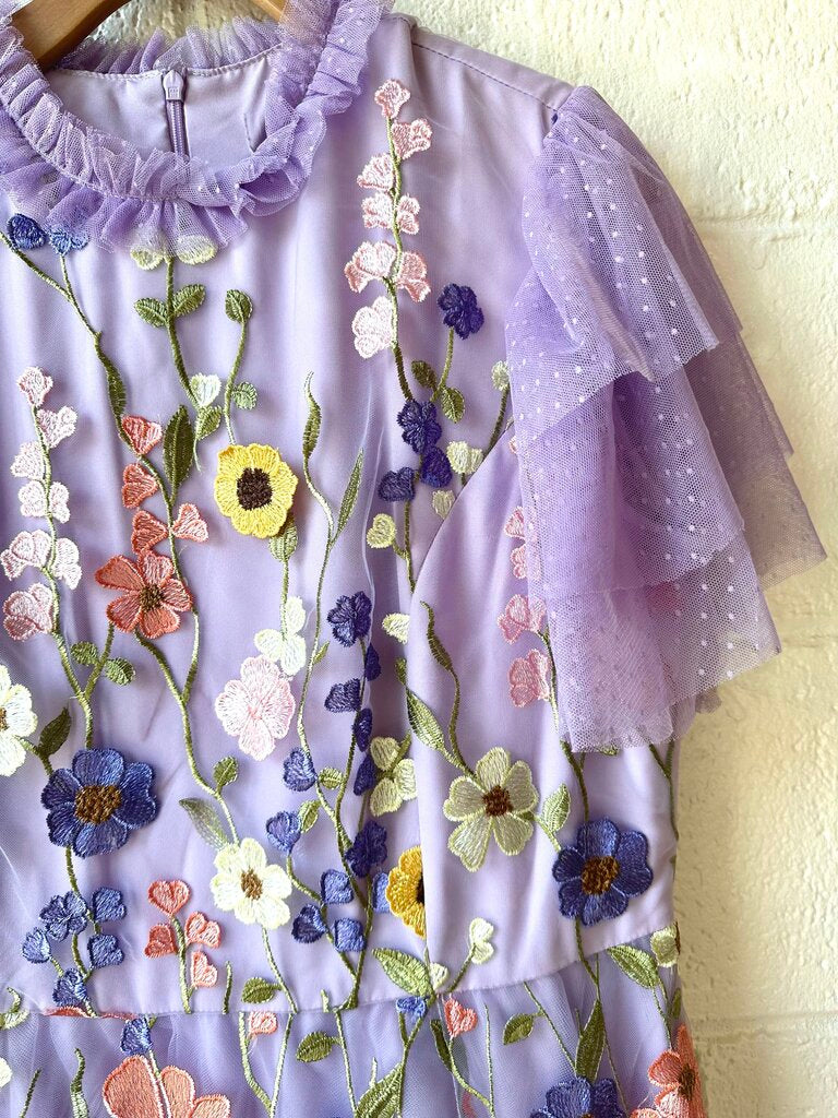 Jessakae NEW 'Jubilee' Embroidered Flower Tulle Dress