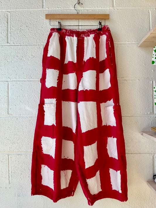 Meals Chef Tomato Check Pants