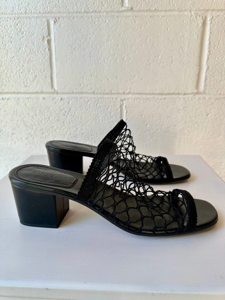 Chloe' 'Lucy' Mesh Slide Sandals
