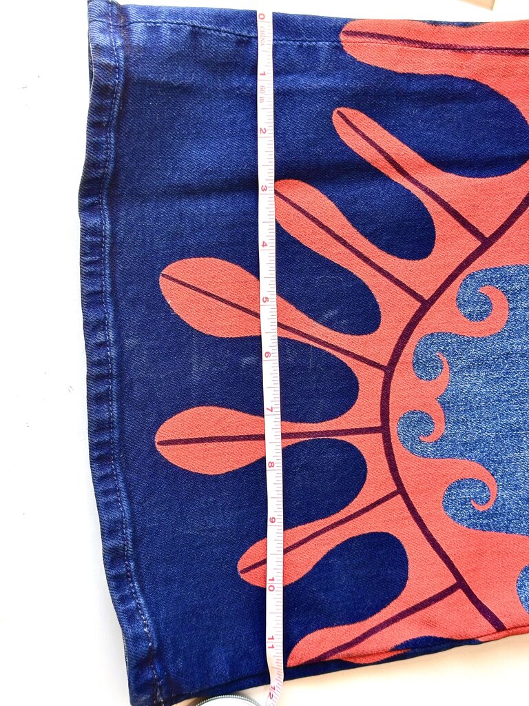 La Double J x Mother NEW 'Tomcat Roller' Printed Flare Denim