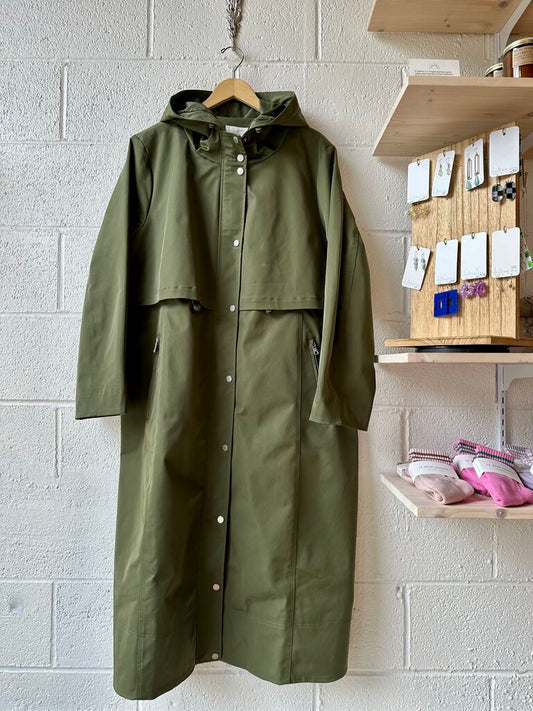 Avec Les Filles Hooded Anorak Raincoat (AS IS)