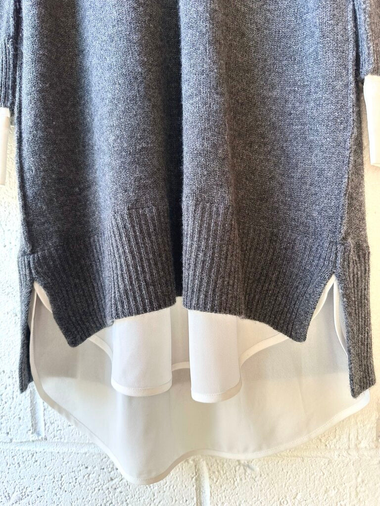 Brochu Walker 'The Looker' Wool / Cashmere Layered Sweater Dress