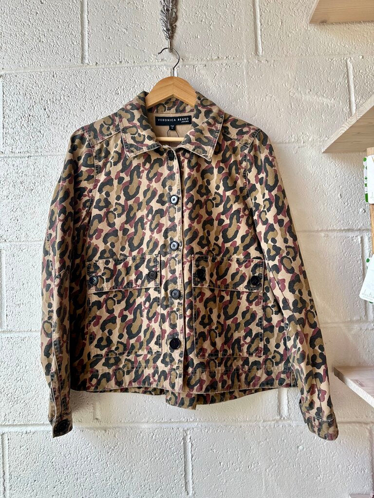 Veronica Beard NEW Leopard Print Jacket