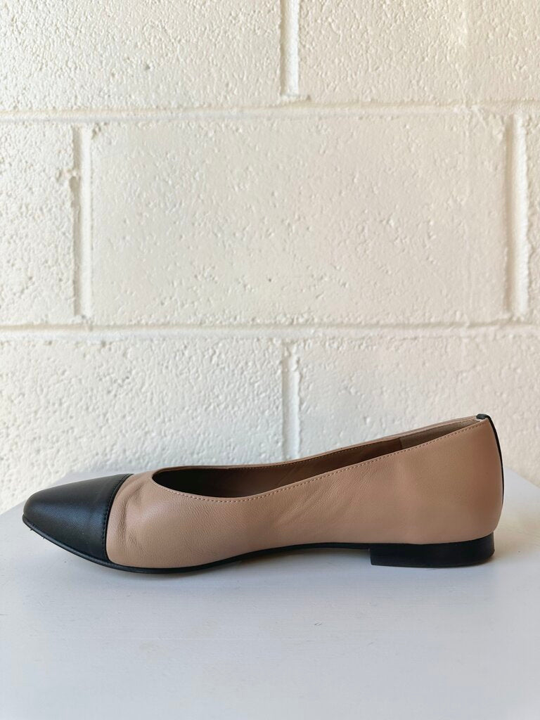 Margaux "The Pointe Cap-Toe Ballet Flat"