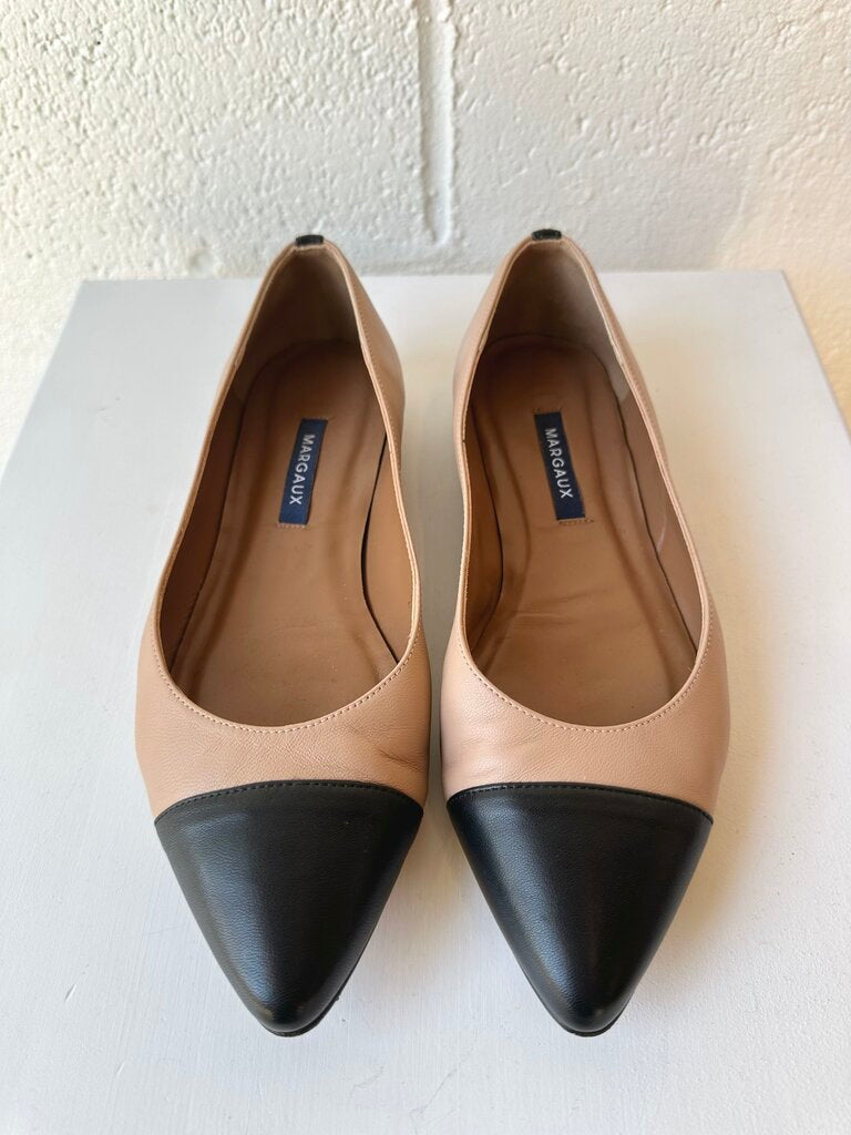 Margaux "The Pointe Cap-Toe Ballet Flat"