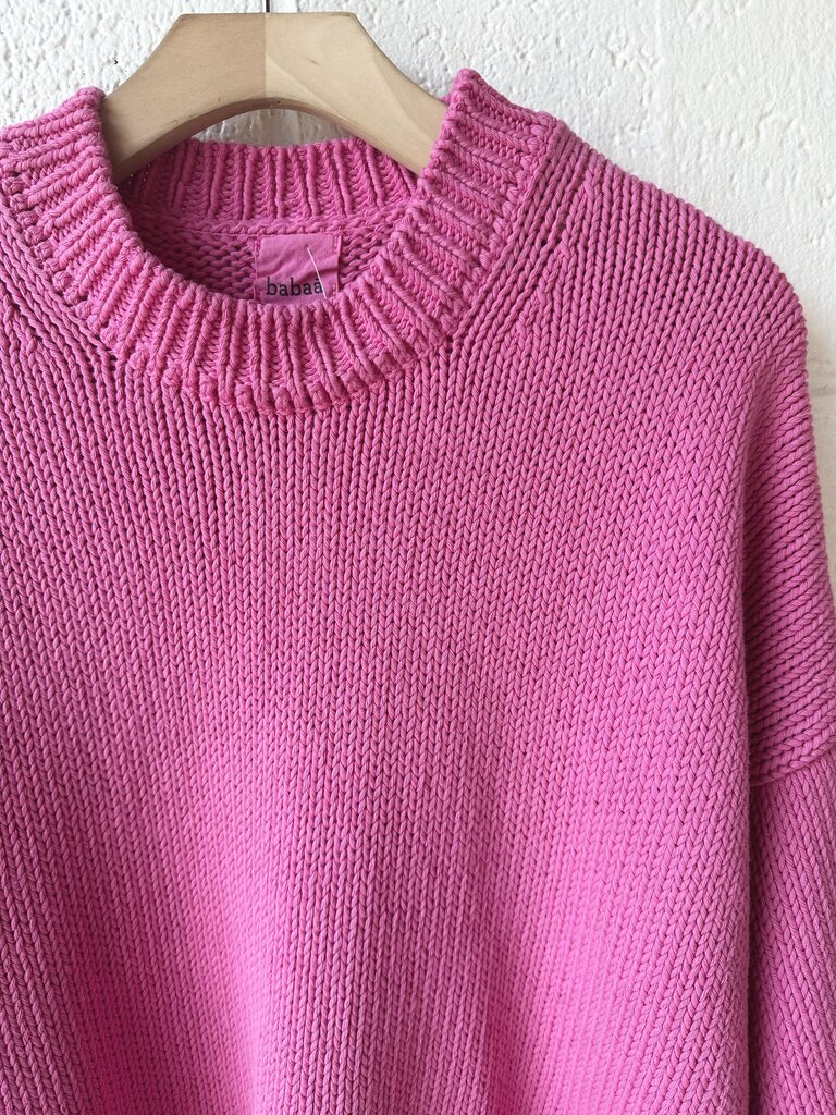Babaa 'Jumper no16 in Hibiscus Flower' Cotton Sweater (AS IS)