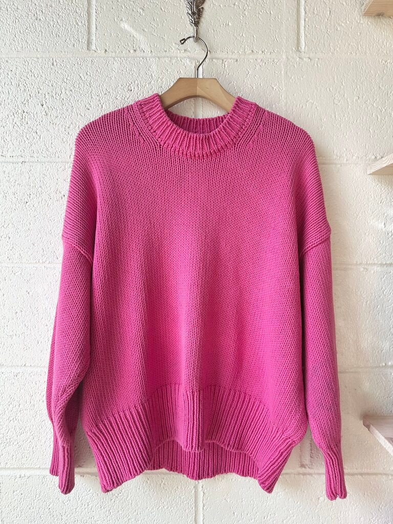 Babaa 'Jumper no16 in Hibiscus Flower' Cotton Sweater (AS IS)