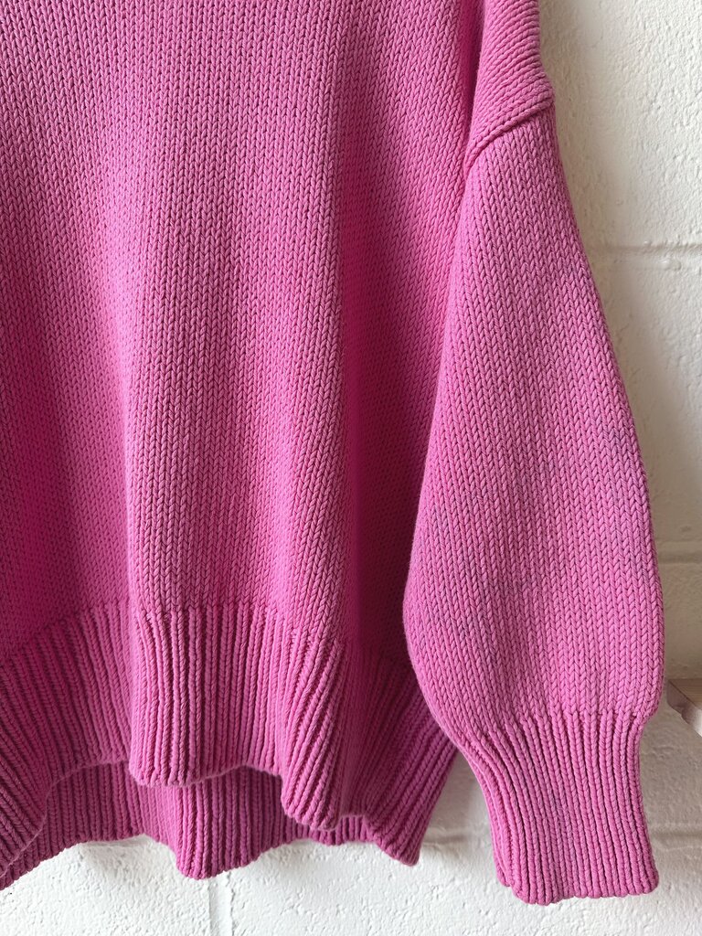 Babaa 'Jumper no16 in Hibiscus Flower' Cotton Sweater (AS IS)