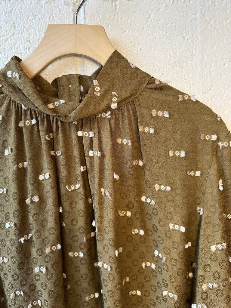 Rachel Comey Mock-Neck Long-Sleeve Blouse